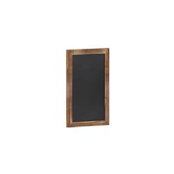 Flash Furniture HGWA-GDIS-CRE8-762315-GG Wall Mount Chalkboard Sign - 11"W x 17"H, Pine Wood Frame, Brown