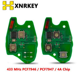 XNRKEY-Carte électronique PCB pour Renault Duster Modus Clio 3 Twingo clé de voiture à distance 2