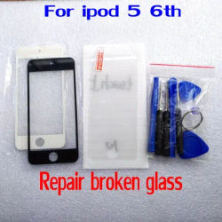 Lentille avant en verre de remplacement pour iPod Touch 5/6e génération pour la réparation de la