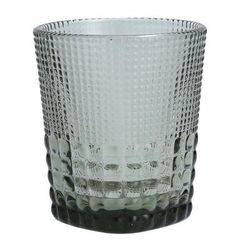 Fortessa DV.MALCOLMGY.04 11 1/2 oz Malcolm Double Old Fashioned Glass, Gray