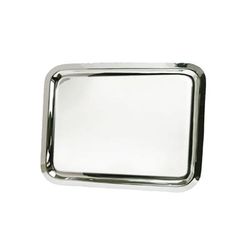 Eastern Tabletop 5490 Rectangular Grandeur Collection Tray - 27" x 21 1/2", Stainless Steel