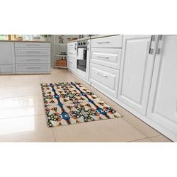 GEO KALEIDOSCOPE MULTI Kitchen Mat By Becca Garrison