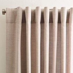 Sunbrella Declan Curtain Panel - Gravel, 50" x 84" - Frontgate