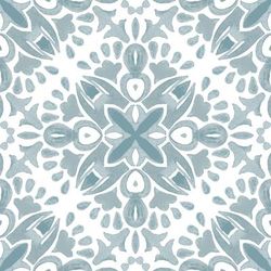 Set of 20 Peel-and-Stick Floor Tiles by RoomMates in Amalfi Green