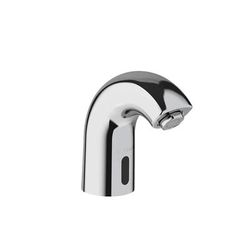 Sloan 3362110 Deck Mount Electronic Faucet - Single Hole, Fixed Spout, Battery Operated, Chrome