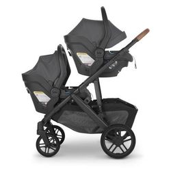 UPPAbaby Vista V2 Twin Double Stroller + MESA MAX Travel System Bundle - Lucy / Jake