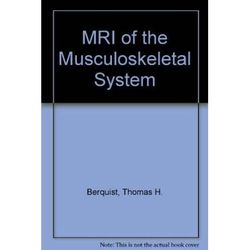 Mri Of The Musculoskeletal System