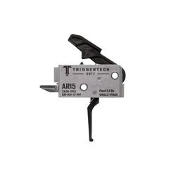 Triggertech Duty AR15 Single-Stage Flat Trigger 3.5lb Pull Weight Stainless Steel PVD Black AH0-SDB-33-NNF