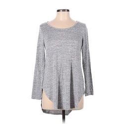 Apt. 9 Long Sleeve T-Shirt: Gray Tops - Women's Size Medium