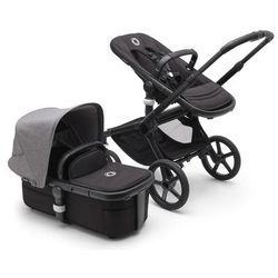 Bugaboo Fox 5 Complete Stroller Bundle - Black / Midnight Black / Grey Melange