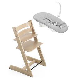 Tripp Trapp Chair + Newborn Set Bundle - Oak Natural