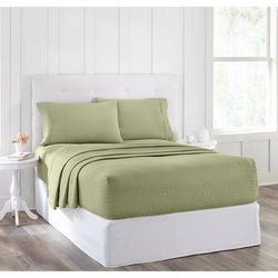 Bed Tite™ COOLMAX® Sheet Set by BrylaneHome in Light Sage (Size FULL)