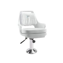 Wise Standard Pilot Chair w/ WP23-15-374 Ped Wise White Medium 8WD015-710
