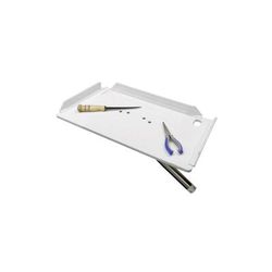 TACO Marine 20" Poly Filet Table w/Adjustable Gunnel Mount - White P01-2120W