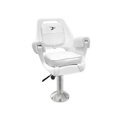 Wise Deluxe Pilot Chair with WP23-15-374 Ped Wise White Medium 8WD007-710