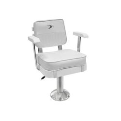 Wise Ladder Back Helmchair w/ WP23-15-374 Ped Wise White Medium 8WD562-710