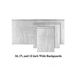 Garland M29BG Master Series Backguard/Flue Riser, 17"H x 29"W, Stainless Steel