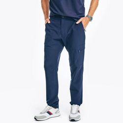 Nautica Men's Navtech Slim Fit Utility Pant Cobalt Wave, 34x32