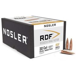 Nosler RDF Rifle Bullet .30 Caliber 175gr HPBT 500ct 53171