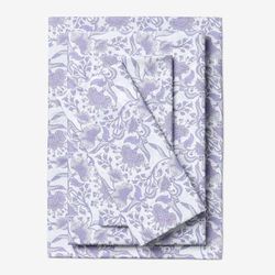 Comfort Cloud Floral Sheet Set by BrylaneHome in Lavender (Size TWIN)