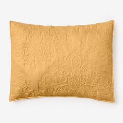 Comfort Cloud Sham by BrylaneHome in Yellow (Size KING)