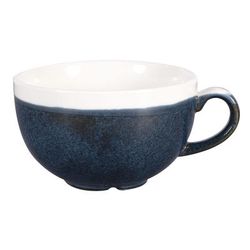 Churchill MOBLCB281 12 oz Monochrome Cappuccino Cup - Ceramic, Sapphire Blue, Blue