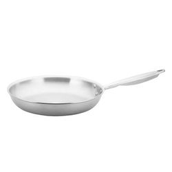 Winco TGFP-12 12" Stainless Steel Frying Pan w/ Solid Metal Handle