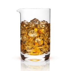 Extra Large Crystal Mixing Glass by Viski in Clear