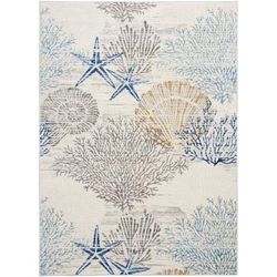 Pompeii Blue 4' x 6' - Nourison 99446907394