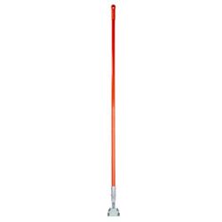 Carlisle 362113EC24 60" Mop Handle w/ Connector, Fiberglass, Orange