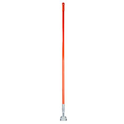 Carlisle 362113EC24 60" Mop Handle w/ Connector, Fiberglass, Orange