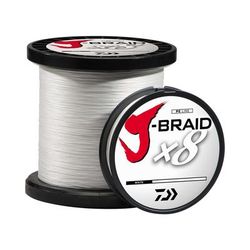 Daiwa J-Braid 8X Braided Line w/Bulk Spool 3000yds 40lb White JB8U40-3000WH