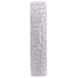 "Textured Honeycomb Vase 52", White - C20W"