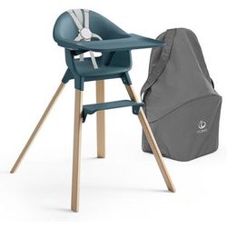 Stokke Clikk High Chair Travel Bundle (One Box) - Fjord Blue