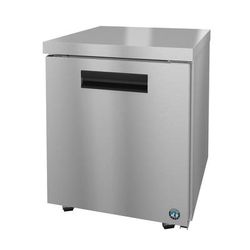 Hoshizaki UR27B-LP Steelheart 27" W Undercounter Refrigerator w/ 1 Section & 1 Door, 115v, Adjustable Shelf, Silver
