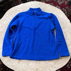 Columbia Tops | Colombia Large Women’s 1/2 Zip Fleece | Color: Blue | Size: L