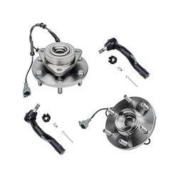 2004 Nissan Pathfinder Armada Front Wheel Hub Assembly and Tie Rod End Kit - Detroit Axle