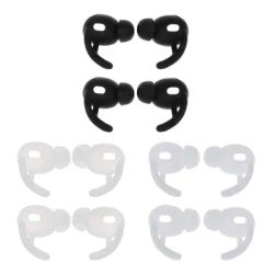 Earbuds Replacement Hooks Soft Silicone Earbud Locks Grips Earphones Stabilizer Fins Wings Tips for