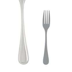 Steelite 5700SX022 8 1/4" Dinner Fork with 18/10 Stainless Grade, Montecito Pattern, Stainless Steel