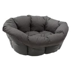 Cover Sofà Anthracite for Ferplast Basket Siesta Deluxe | Size 8: 85x62x28.5cm