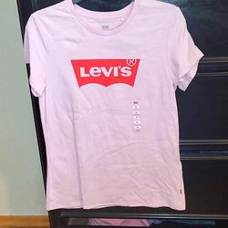 Levi's Tops | Levis T-Shirt Pink | Color: Pink/Red | Size: M