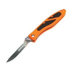 Havalon Piranta-Edge Folding Knife 2.75in Skinner Blade Clam Pack Blaze Orange XTC-60AEDGE