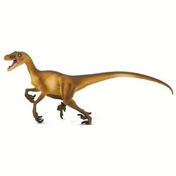 Velociraptor Toy Figure, .095 LB, Multi-Color