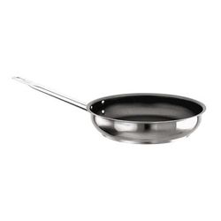 Paderno 11117-36 14" Non-Stick Steel Frying Pan w/ Hollow Metal Handle, Stainless