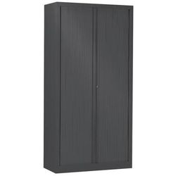 armoire métal haute à rideaux ton uni à monter_lb05801n