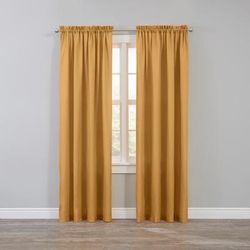 Wide Width BH Studio Microfiber Rod-Pocket Panel by BH Studio in Latte (Size 50" W 84" L)