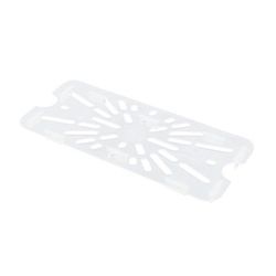 Cambro 30PPD190 Food Pan Drain Shelf - 1/3 Size, Translucent, Third-Size, Semi-transparent, Case of 6