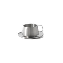 Front of the House DCS074BSS23 4 1/4" Round Bevel Saucer - Stainless Steel