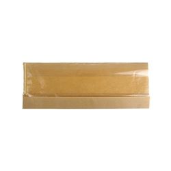 LK Packaging RF-4312KW ReadyFresh Side Gusset Sandwich Bag w/ Window - 4 1/4" x 11 3/4" x 2 3/4" SG, ReadyFresh, Brown