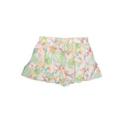 Art Class Shorts: Green Print Bottoms - Kids Girl's Size X-Large